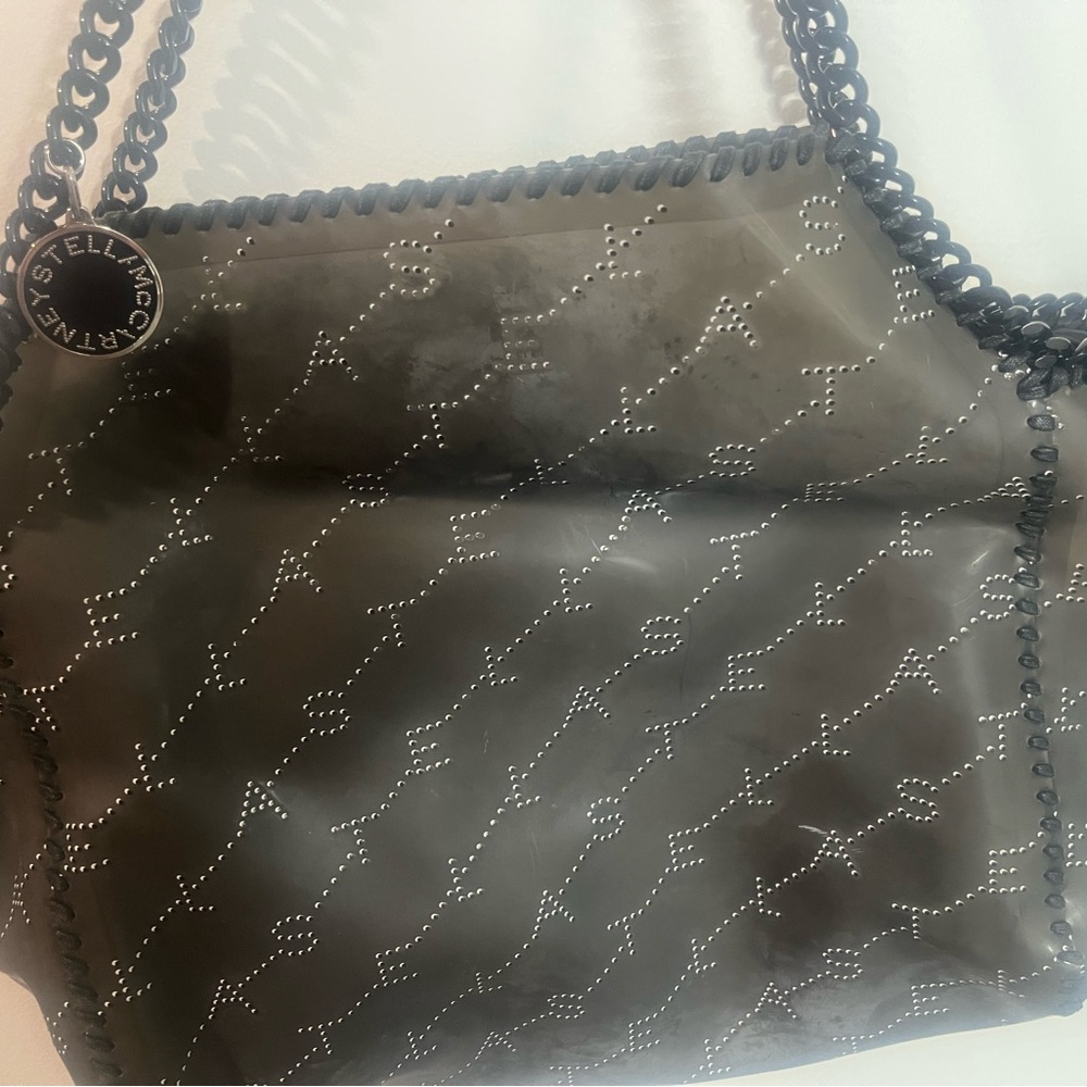 Stella McCartney Oversized Falabella Tote – Studded Logo Pattern Preloved - Picture 7 of 10